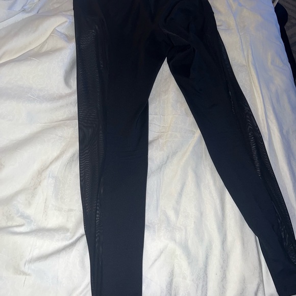 Zara TULLE TRIM LEGGINGS - Picture 4 of 6
